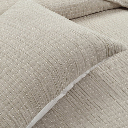 Solid Kantha Pick Stitch Yarn Dyed Cotton Woven Quilt Sets - 5 Colors