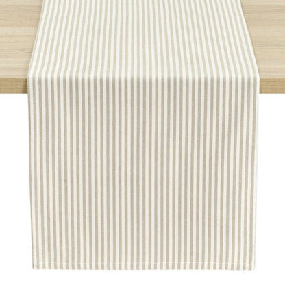 Farmhouse Ticking Stripe Yarn Dyed Table Runner