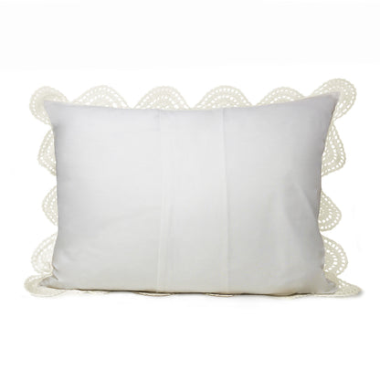 Hand Made Crochet Cotton Pillow Sham Pairs