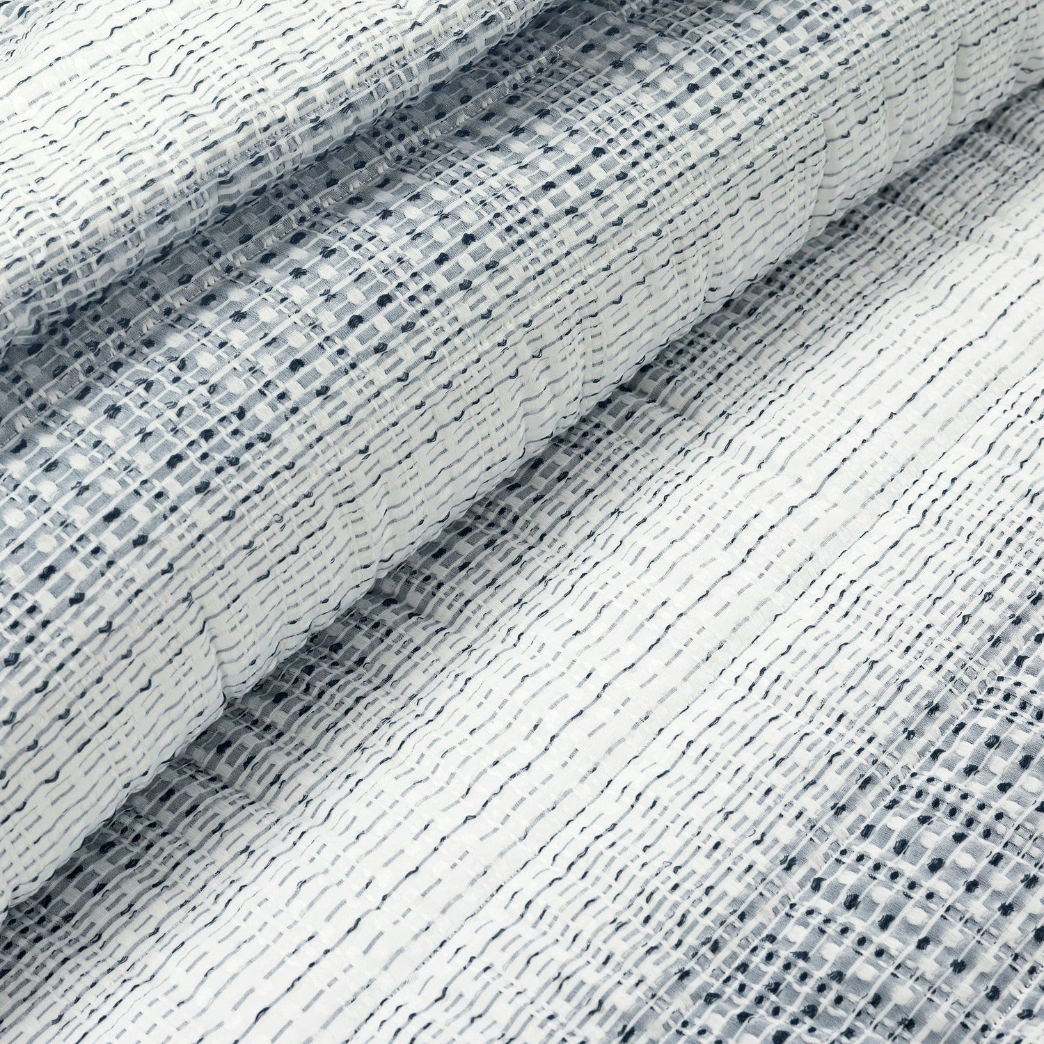 Yarn Dyed Textured Waffle Quilt Set- 3 Piece