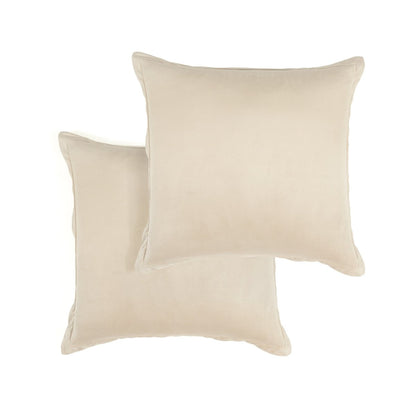 Velvet Dreams Euro Sham Covers - 2 Piece Set