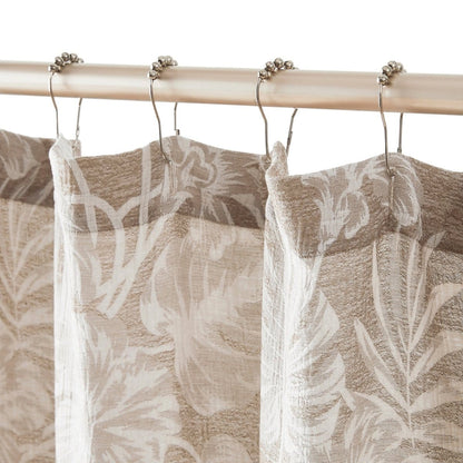 Bali Tropical Leaves Shower Curtain