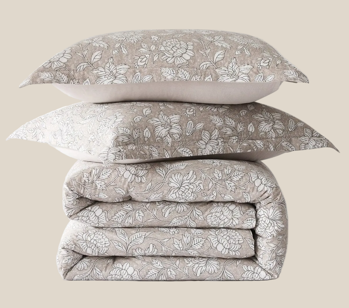 Zara Floral Block Cotton Comforter 8Pc Set