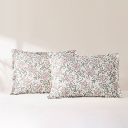 Zara Floral Block Reversible Comforter 3Pc Set