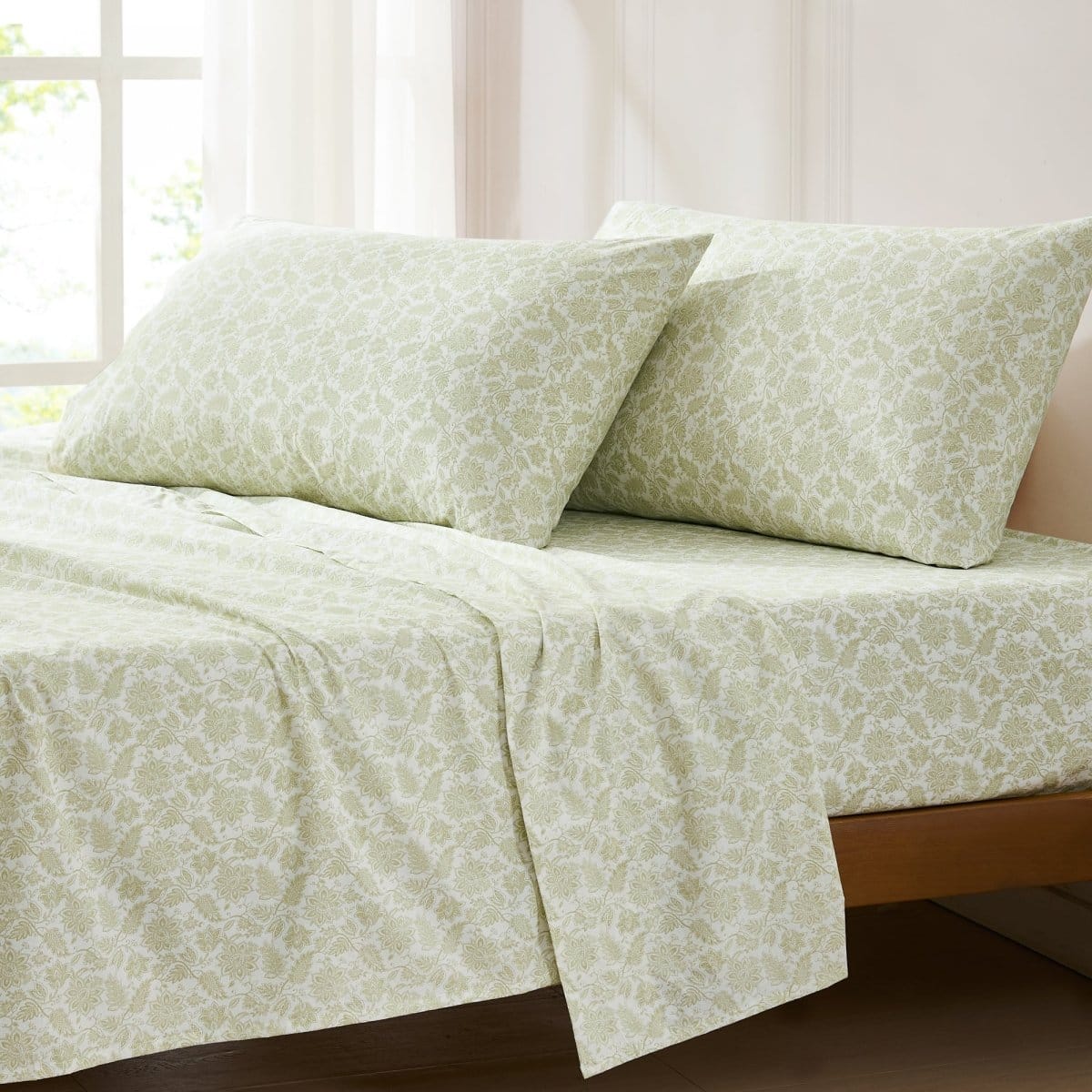 Floral Jacobean 100% Cotton Sheet Set