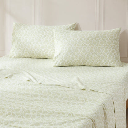 Floral Jacobean 100% Cotton Sheet Set