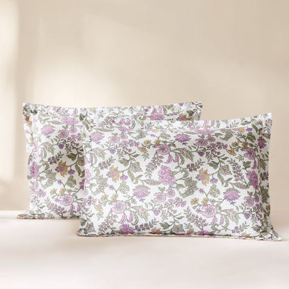 Lillian Block Print 5 Pc Reversible Comforter Set
