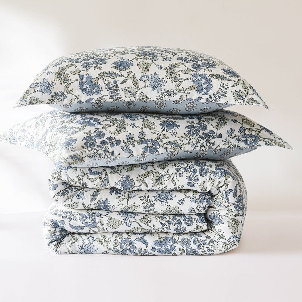 Lillian Block Print Reversible Comforter Set