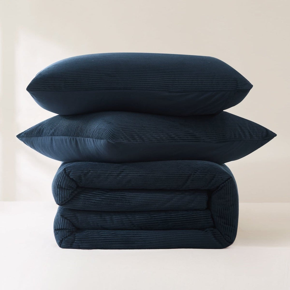 Arden Ribbed Corduroy Comforter Set