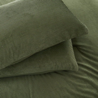 Arden Ribbed Corduroy Comforter Set