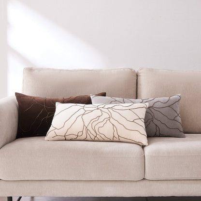 Roots Velvet Decorative Pillow Cover