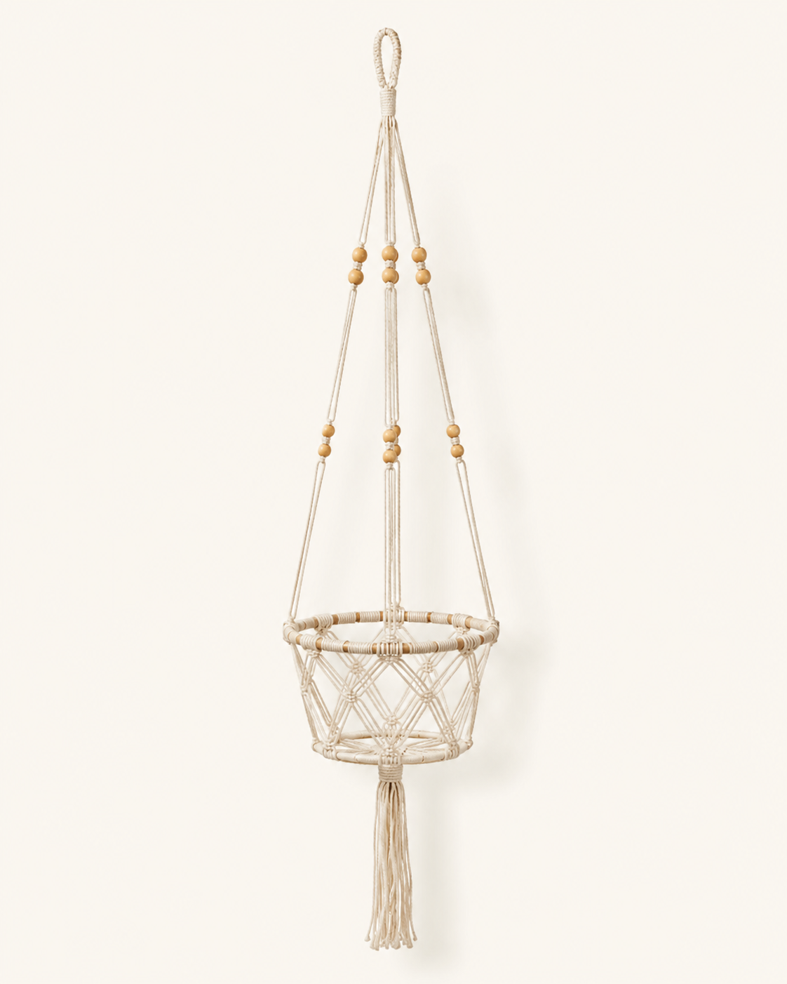 Beaded Macrame Plant Hangers