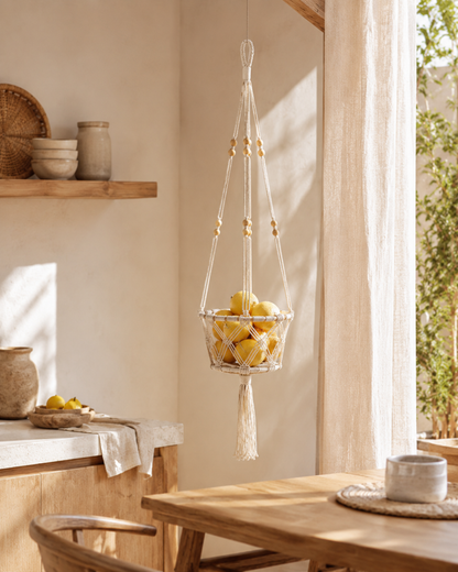Beaded Macrame Plant Hangers