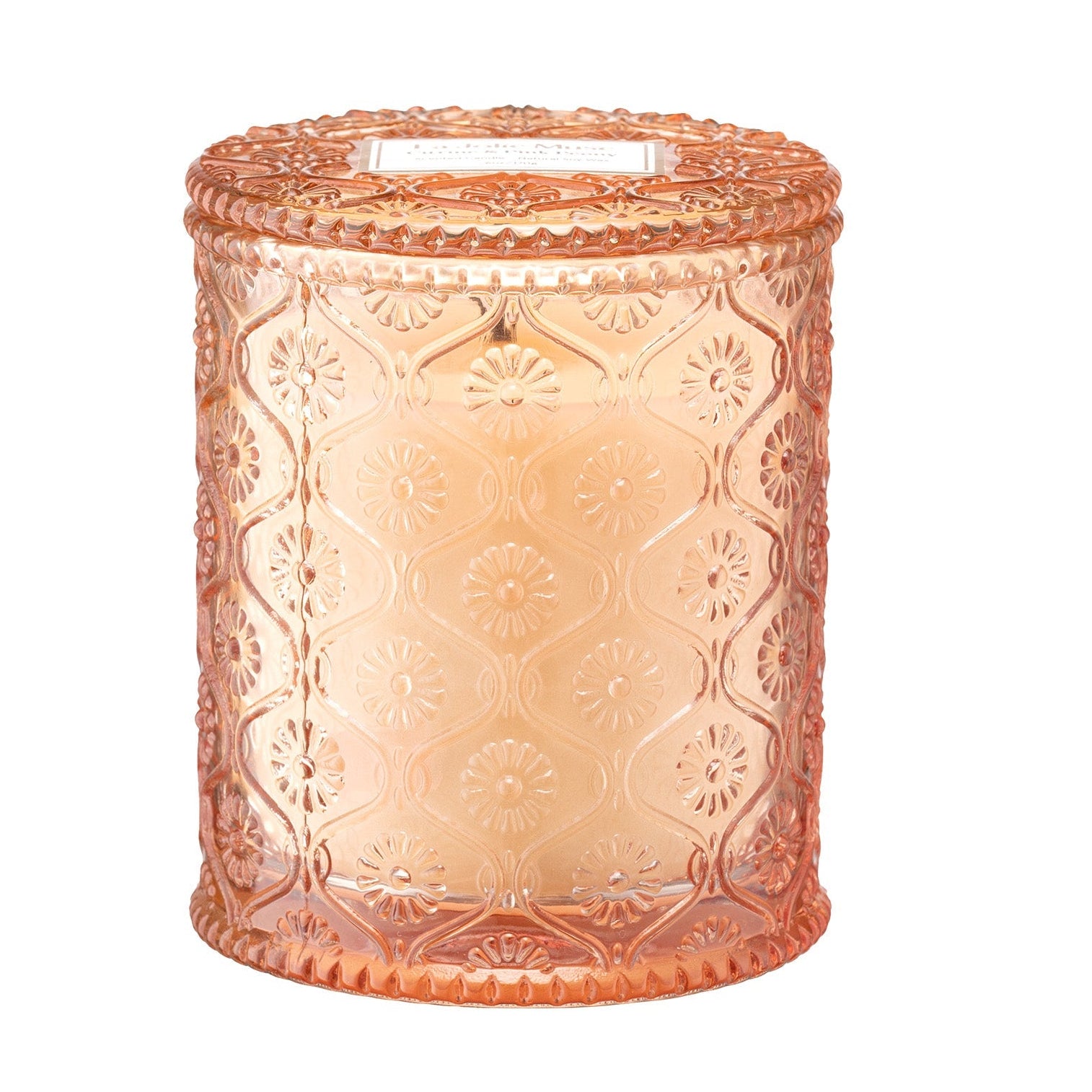 Maelyn - Citrine &amp; Pink Peony 6oz Candle