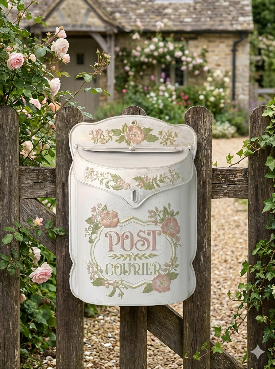 Vintage Farmhouse Wall Mounted Mailboxes - 6 Styles