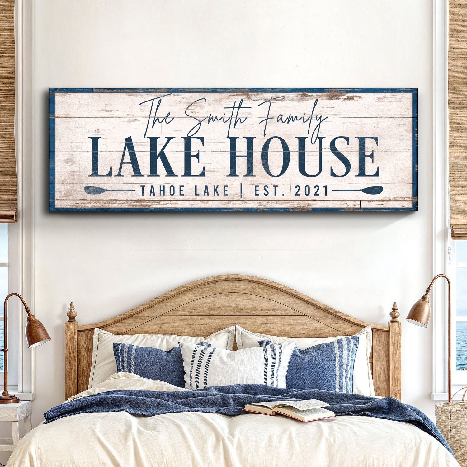 Personalized Lake House Sign