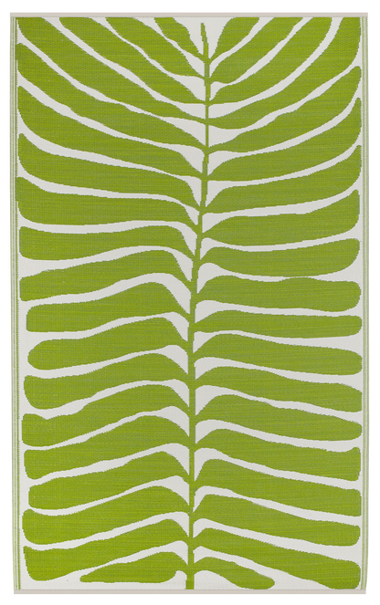Hilo - Green Reversible Outdoor Rug for Patio