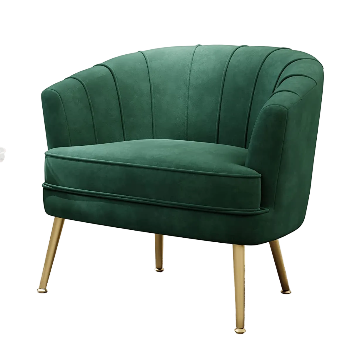 Green Velvet Accent Chair