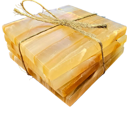 Onyx Coasters - Set of 4
