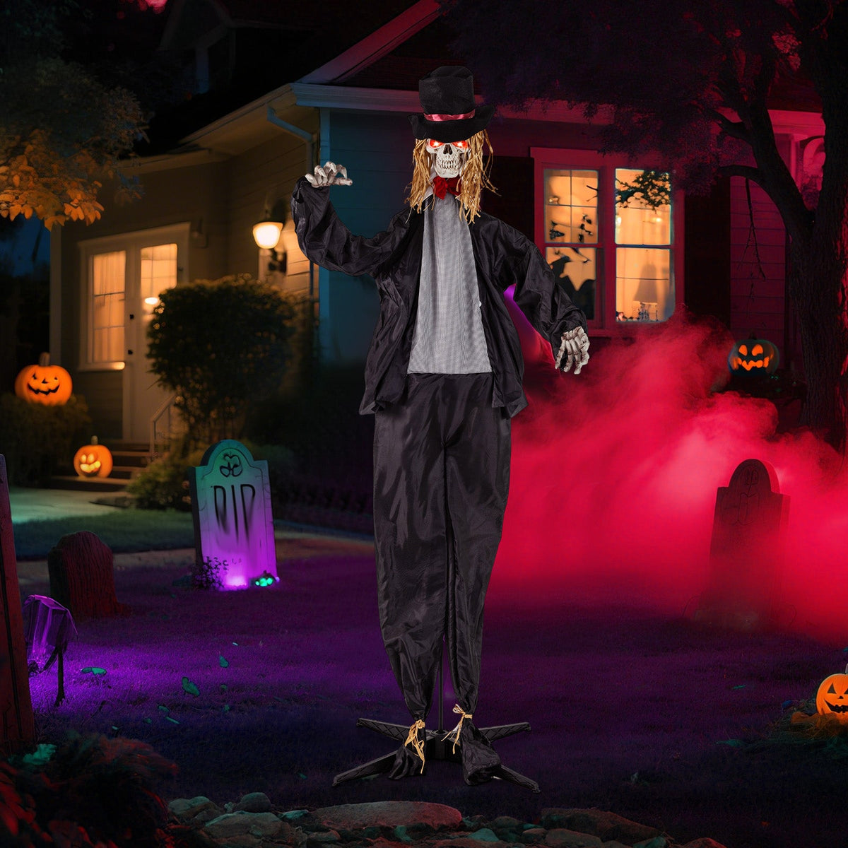 Haunted Animatronic Groom - 7.2 FT Halloween Decoration