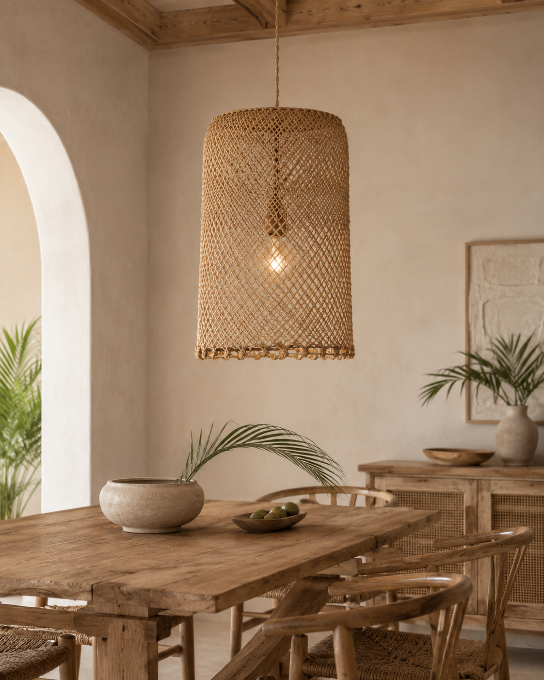 Borneo Rattan Pendant