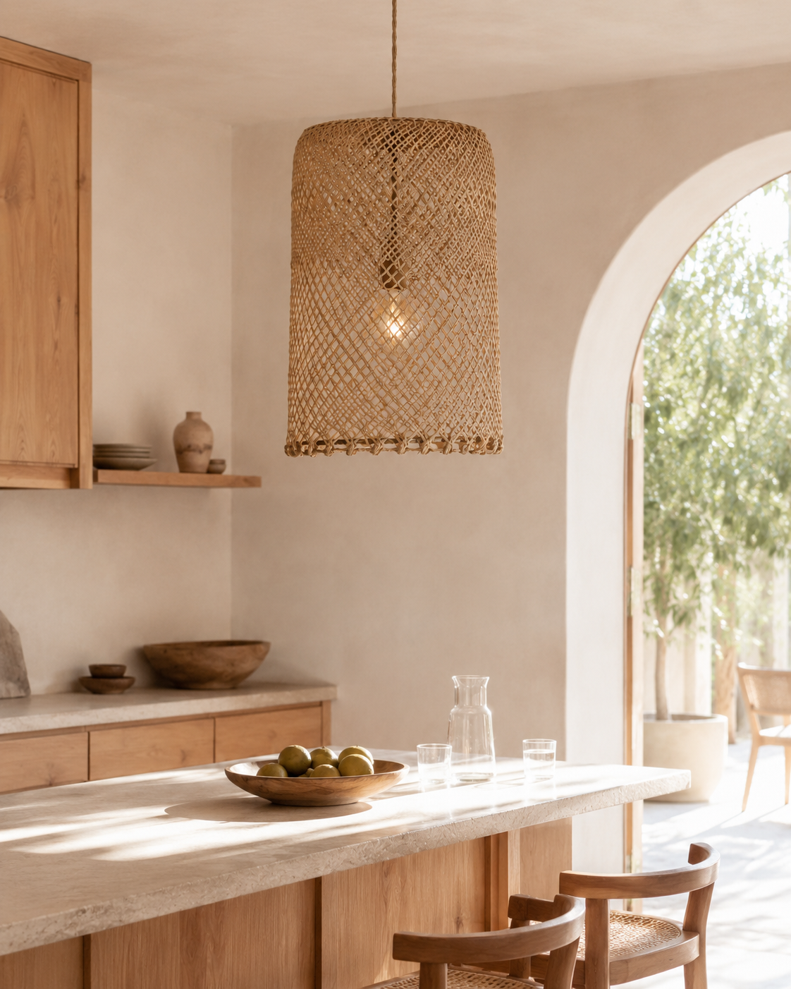 Borneo Rattan Pendant