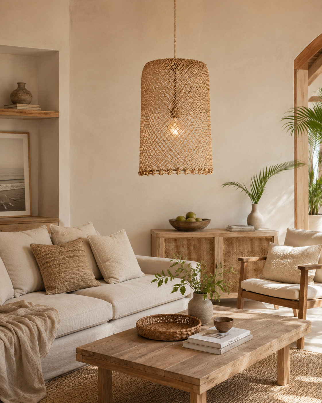 Borneo Rattan Pendant