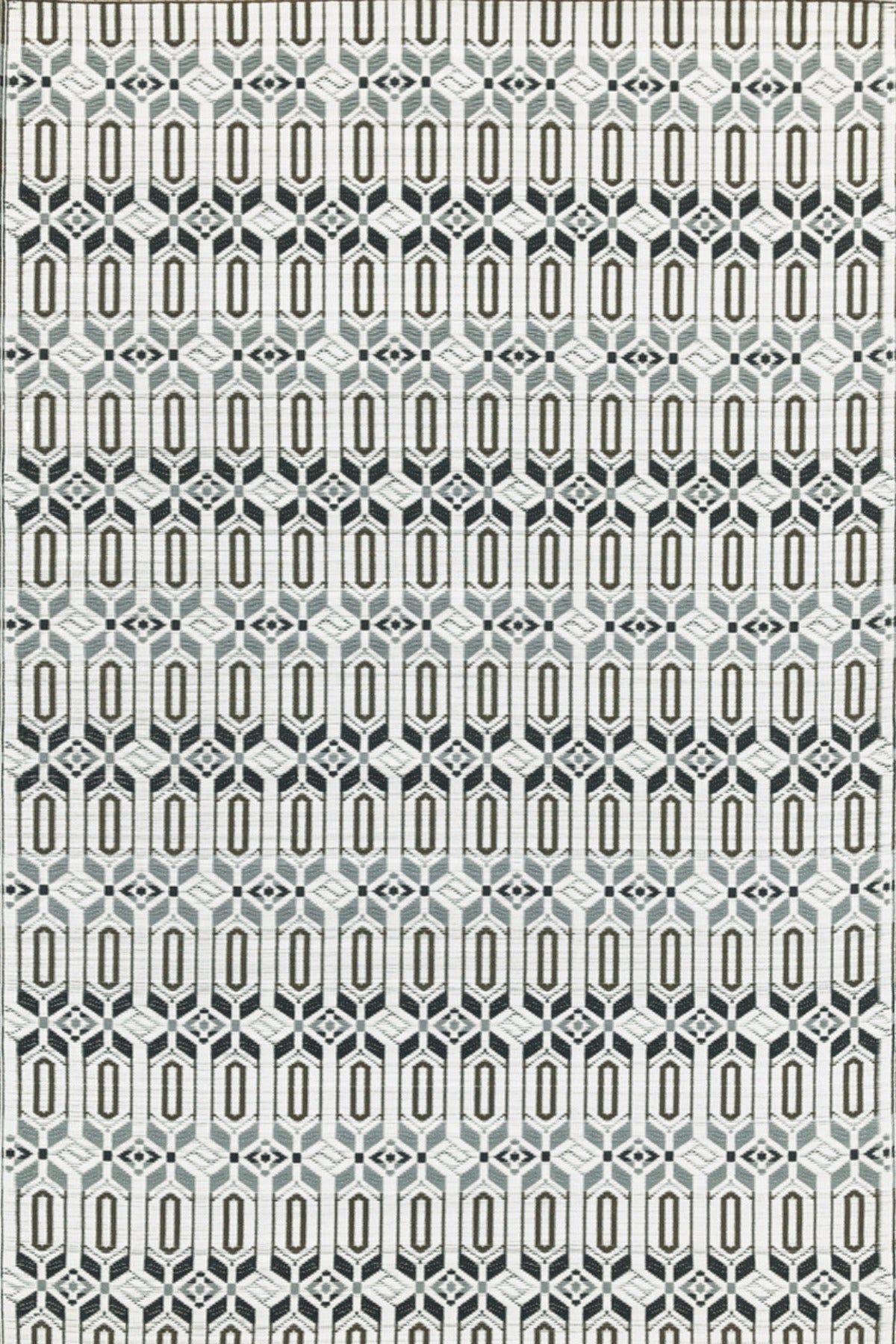 Moroccan Cool Silver Outdoor Mat