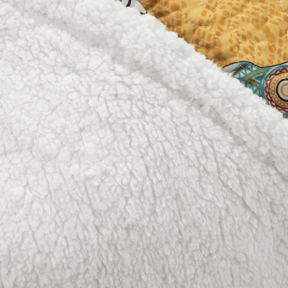 Hati Elephants Sherpa Throw - 3 Colors