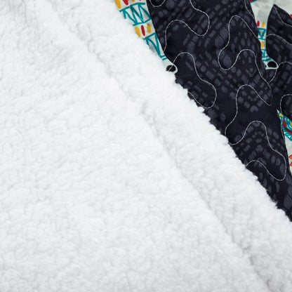 Hati Elephants Sherpa Throw - 3 Colors