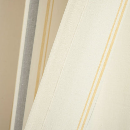 Farmhouse Stripe Yarn Dyed Curtain Panel Sets in Multiple Colors and Sizes