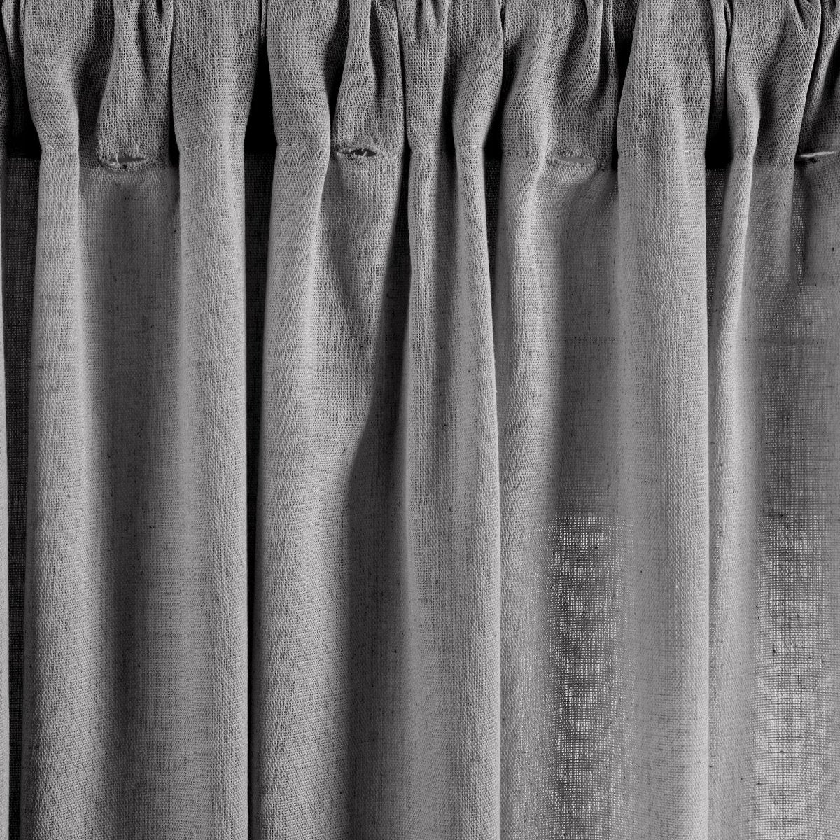 Boho Pom Pom Tassel Faux Linen Window Curtain Panels