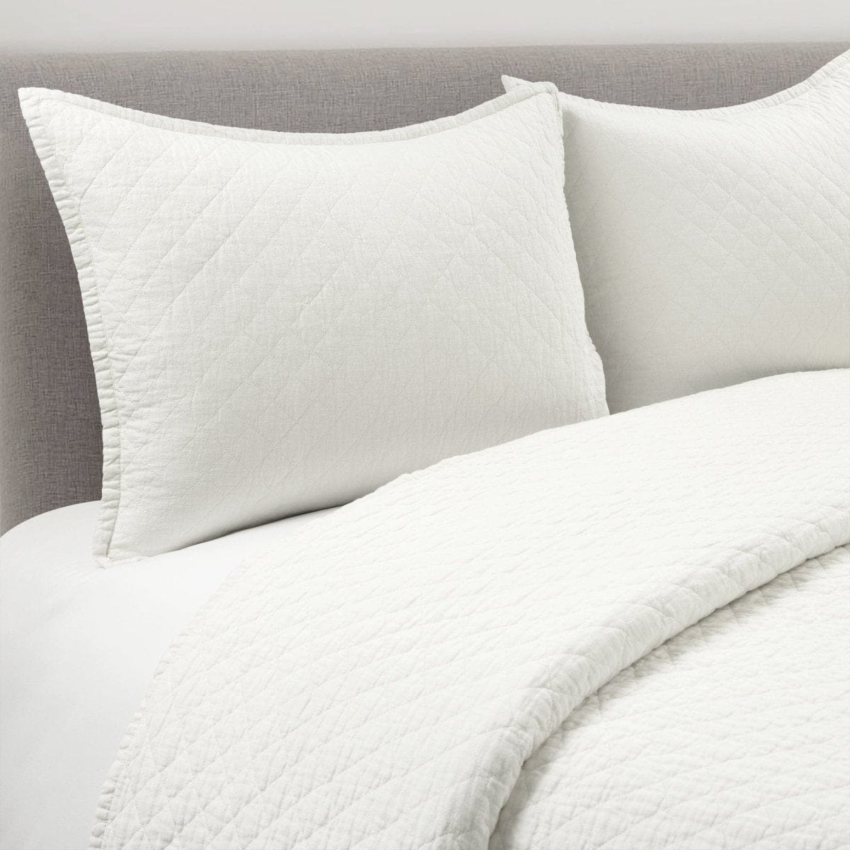 Belgian Flax Linen Rich Cotton Blend Quilt Sets - 4 Colors