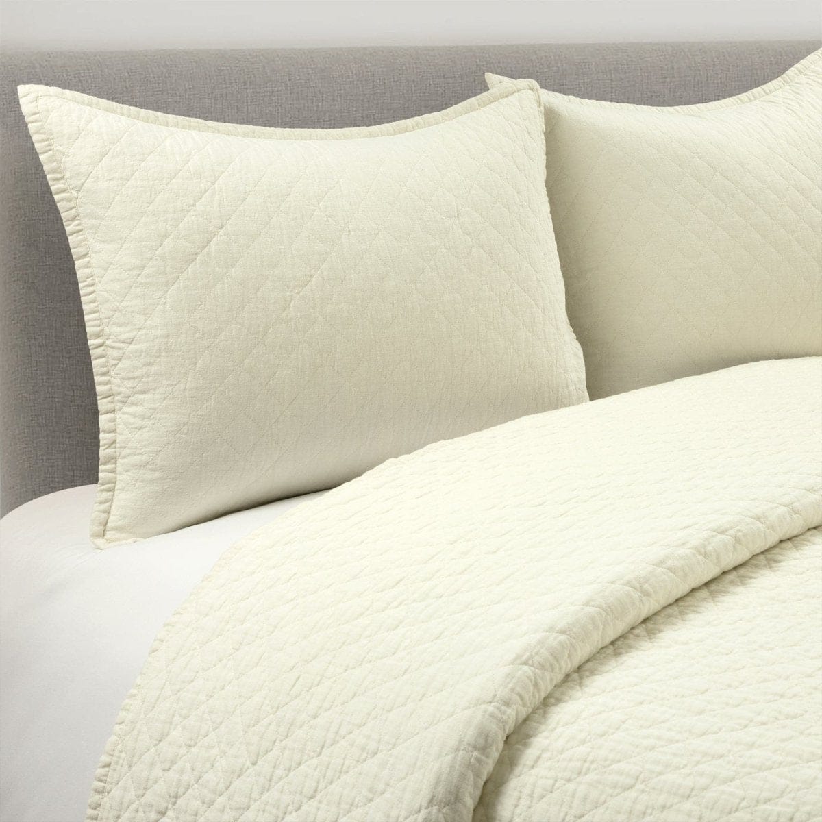 Belgian Flax Linen Rich Cotton Blend Quilt Sets - 4 Colors