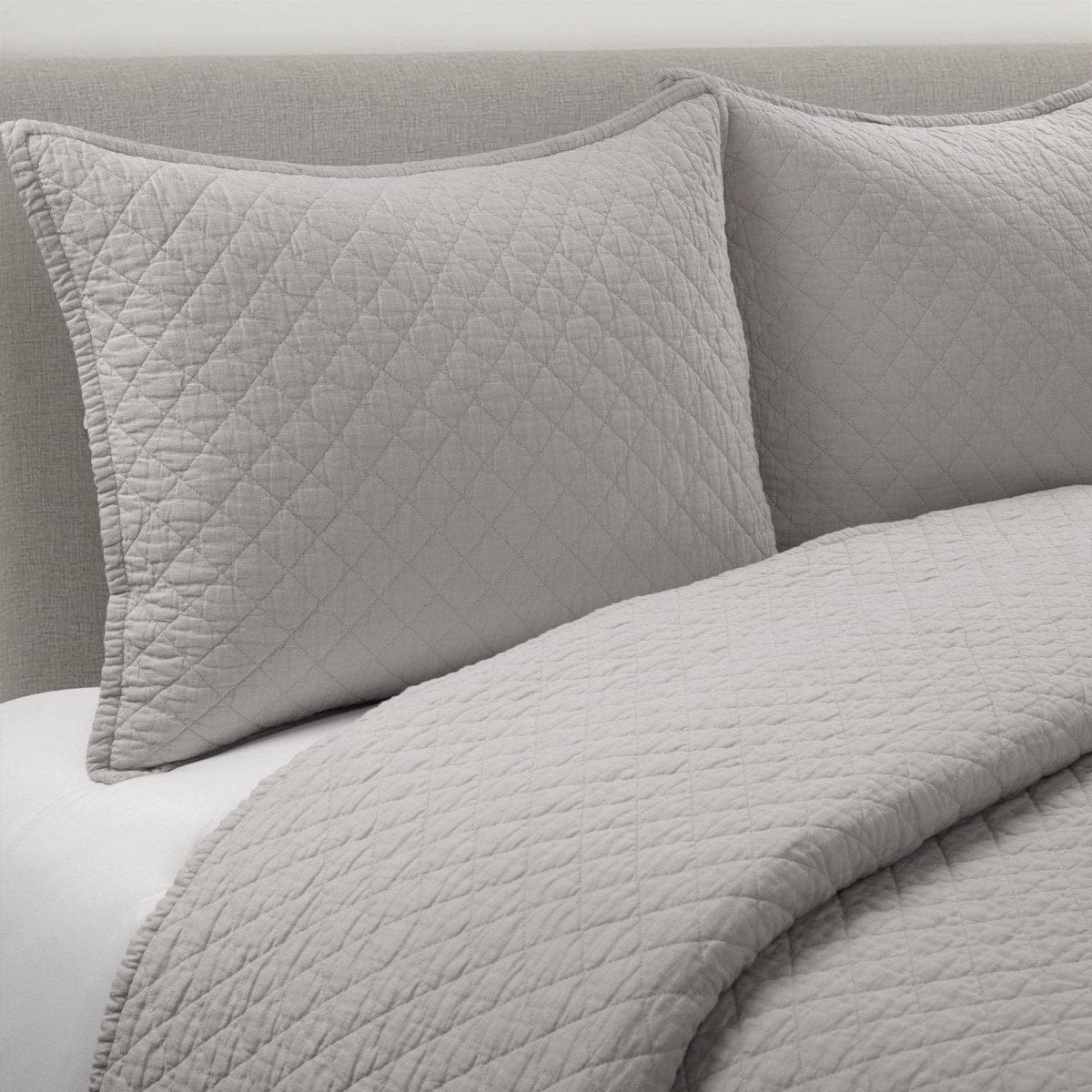 Belgian Flax Linen Rich Cotton Blend Quilt Sets - 4 Colors