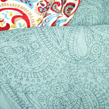Boho Chic Reversible Quilt Sets - 2 Colors