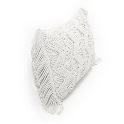 Studio Chevron Macrame Decorative Pillow Cover