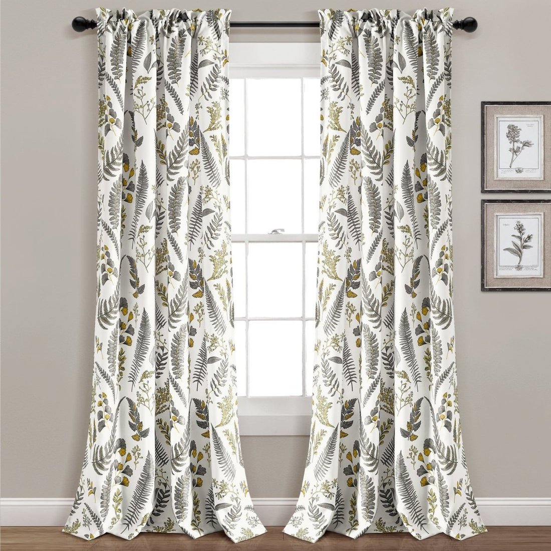 Devonia Light Filtering Window Curtain Panel Sets - 5 Colors