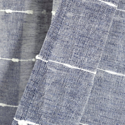 Farmhouse Textured Grommet Sheer Ultra Wide Window Curtain Panel