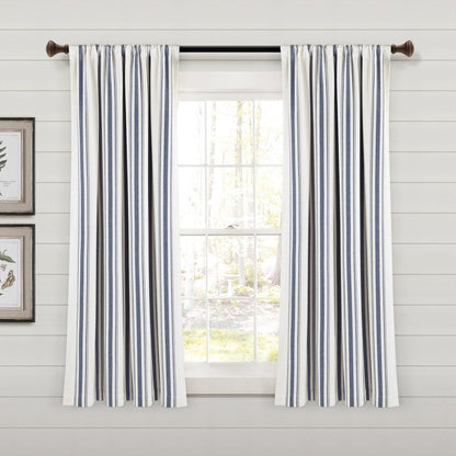 Farmhouse Stripe Yarn Dyed Curtain Panel Sets in Multiple Colors and Sizes