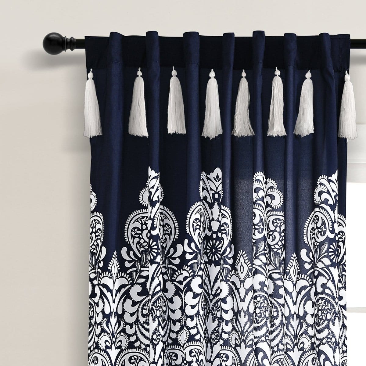 Boho Medallion Window Curtain Panel Sets