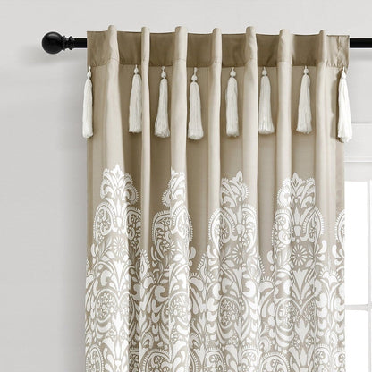 Boho Medallion Window Curtain Panel Sets