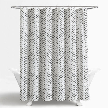 Hygge Modern Arrow Shower Curtain