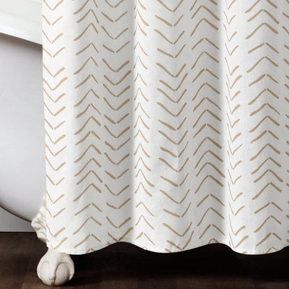 Hygge Modern Arrow Shower Curtain
