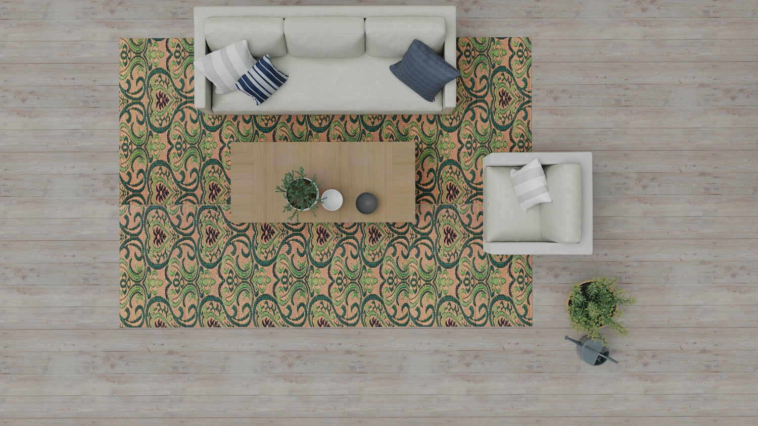Oasis Green Outdoor Mat