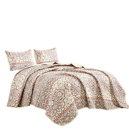 MALIA 3 Pc Quilted Bed Set