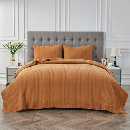 Stonewashed Cotton Quilt Sets