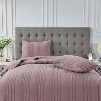 Stonewashed Cotton Quilt Sets