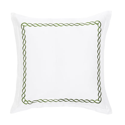 600 Thread Count Rope Embroidered Euro Sham Pairs