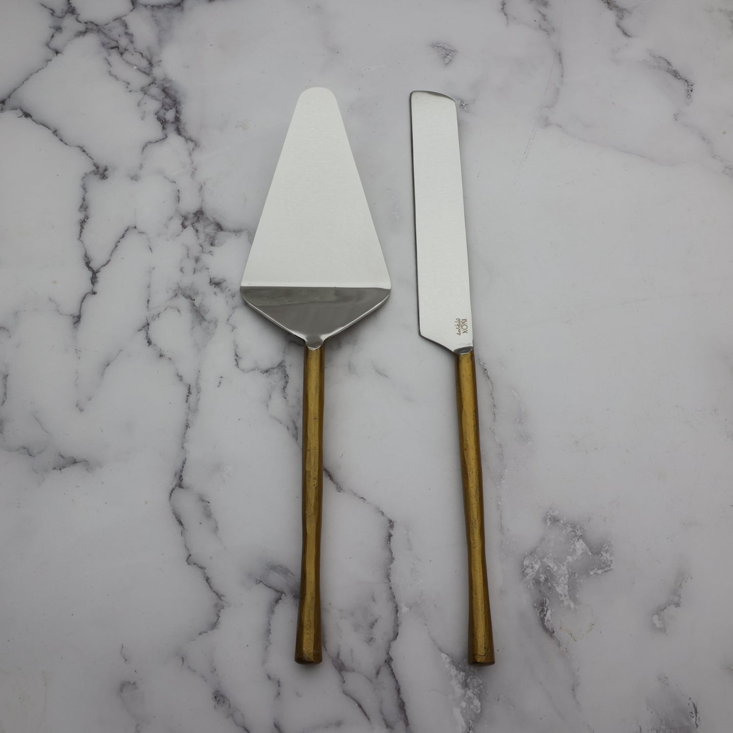 Camellia Cake Server 2 Piece Set
